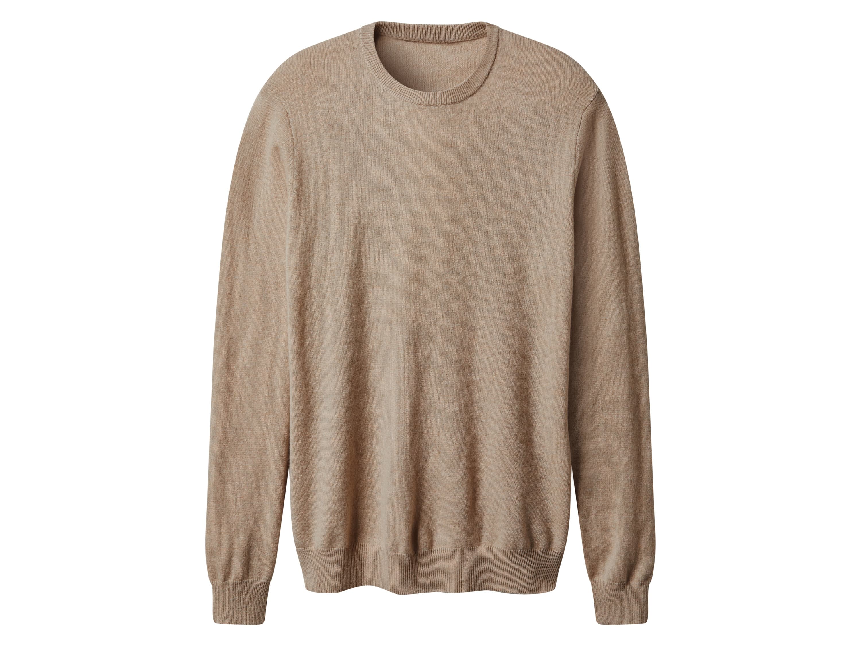 esmara Men Pánsky pulóver Premium (béžová, S (44/46))