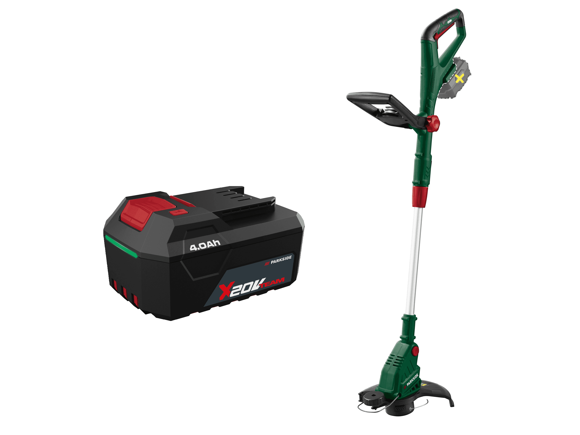 PARKSIDE® Aku strunová kosačka 20 V PRTA 20-Li D3 + Akumulátor 20 V/4 Ah