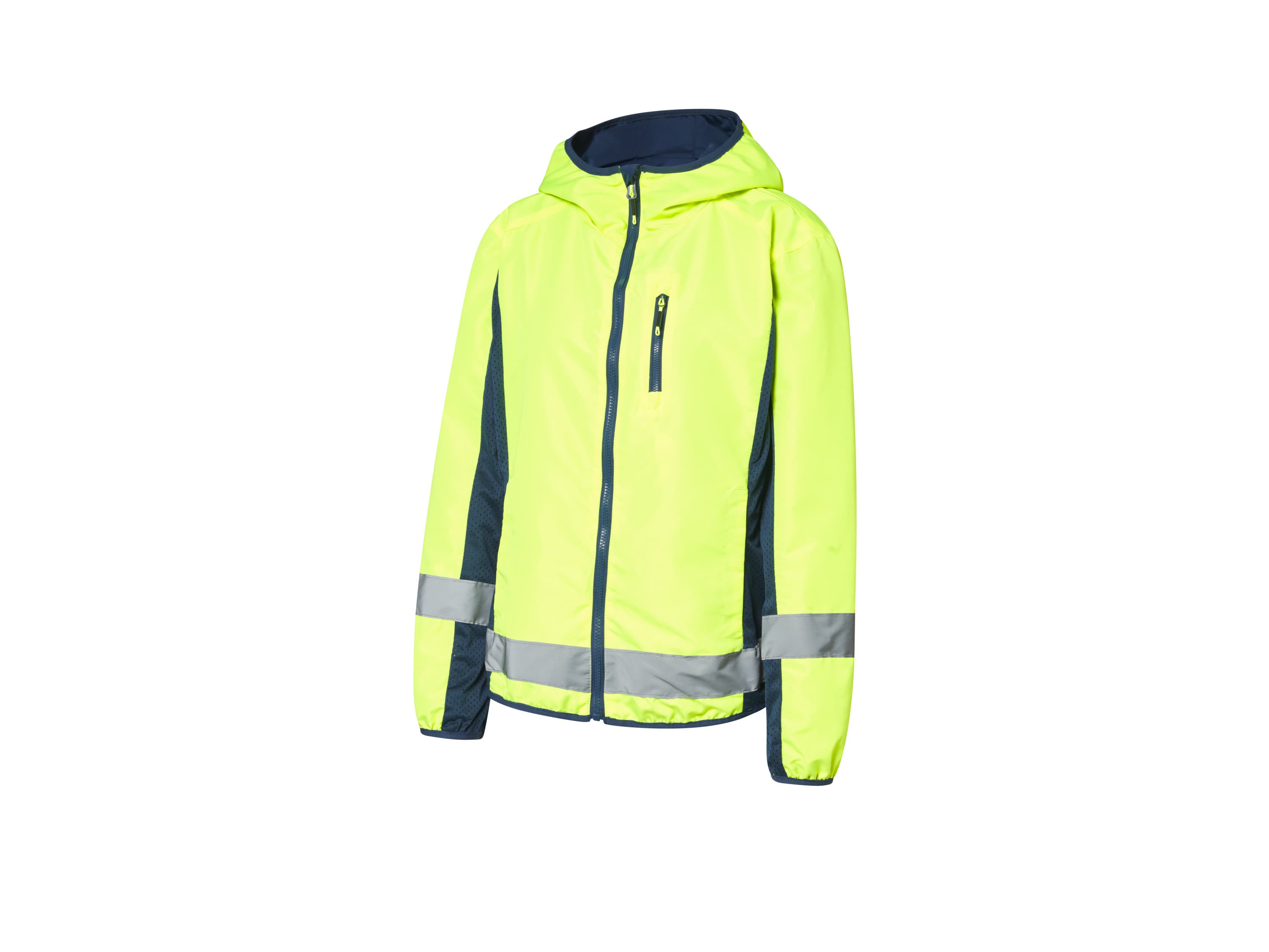 CRIVIT Dámska obojstranná bunda (žltá/modrá, S (36/38))