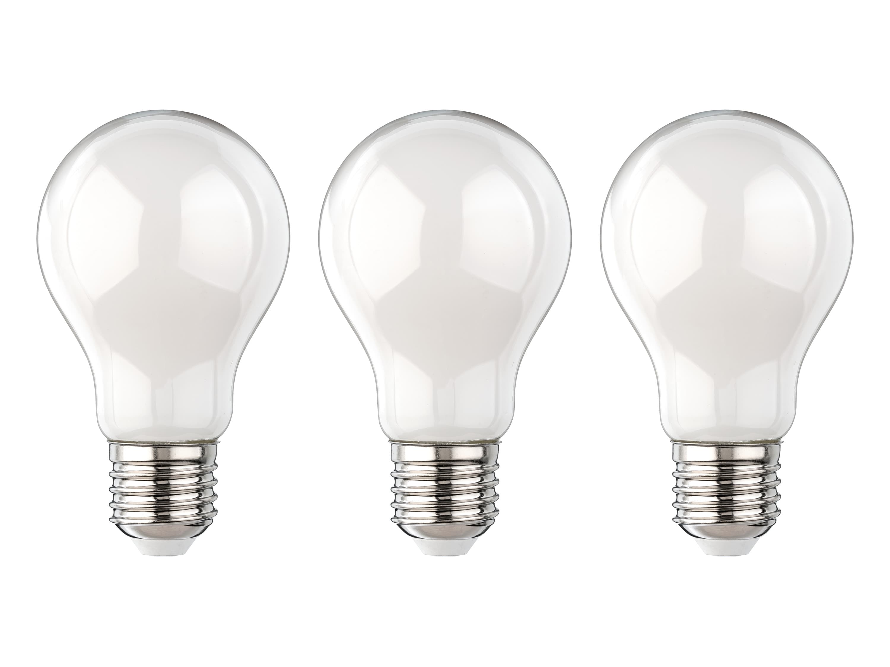 LIVARNO® Filamentové LED žiarovky, 3 kusy (E27, mliečna)