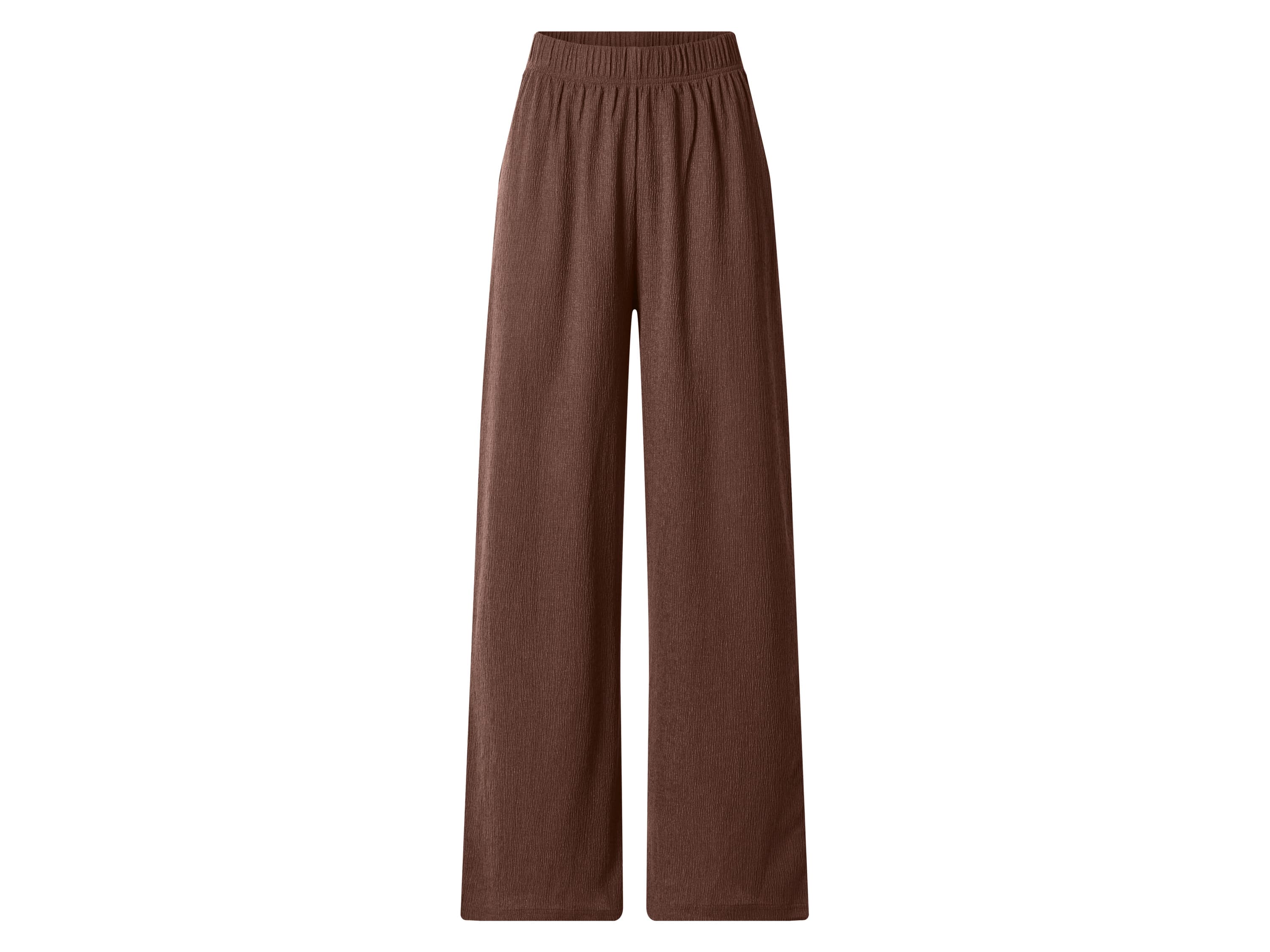 esmara® Dámske široké nohavice (hnedá, S (36/38))
