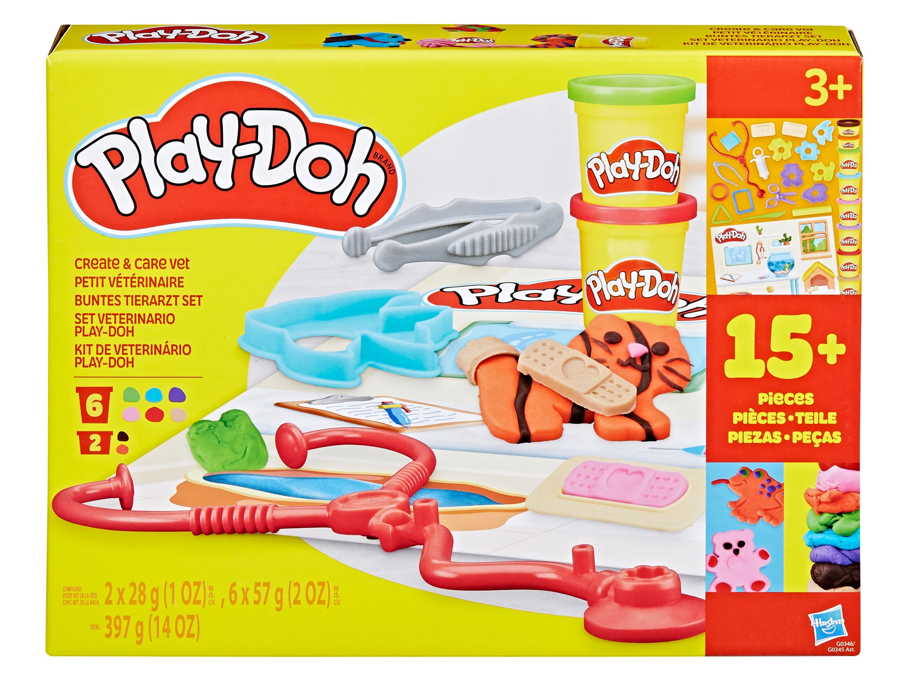 Play Doh Súprava plastelín Zverolekár/Staviteľ (zverolekár)