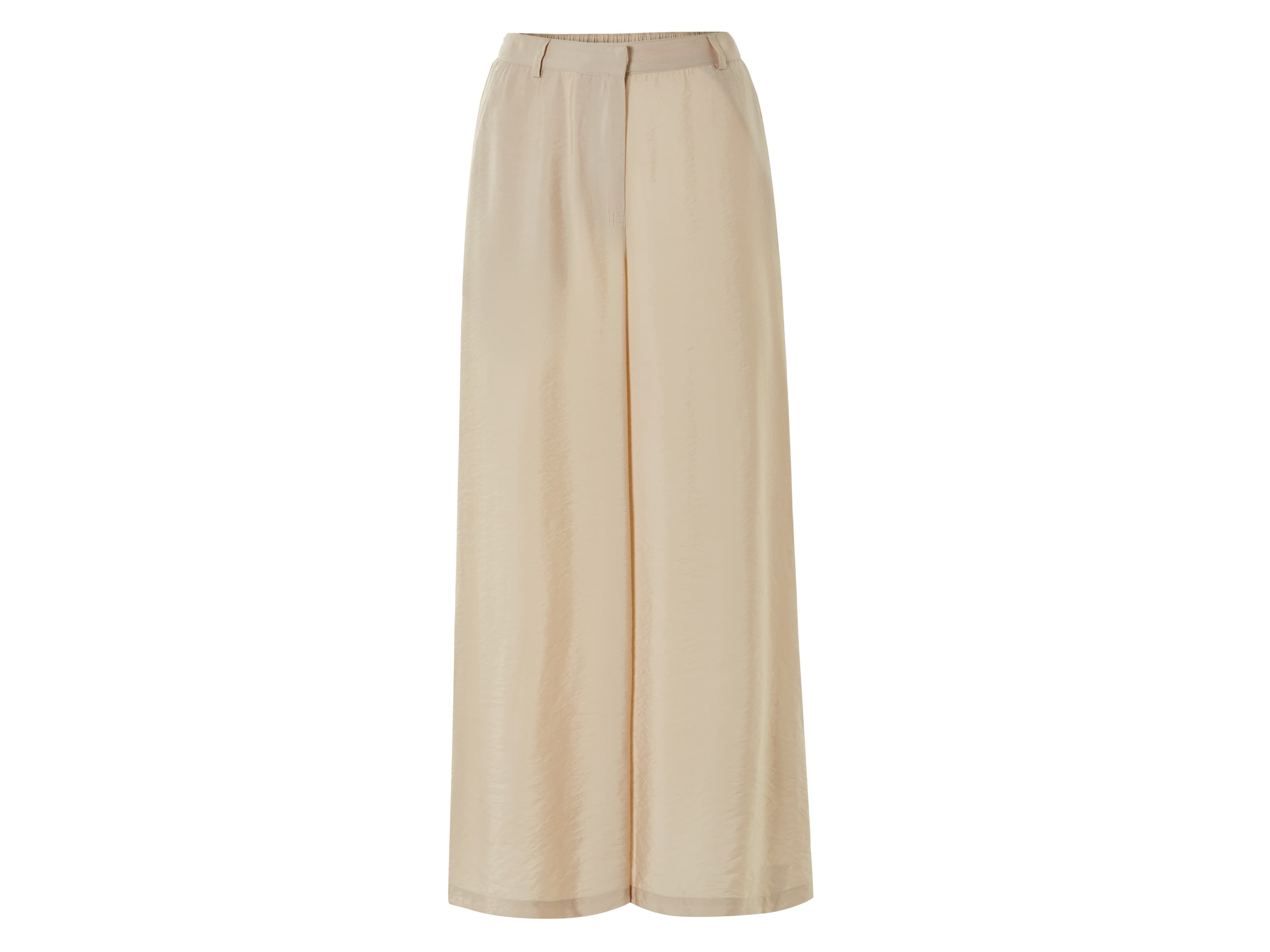 esmara® Dámske široké nohavice Wide Leg (béžová, 44)