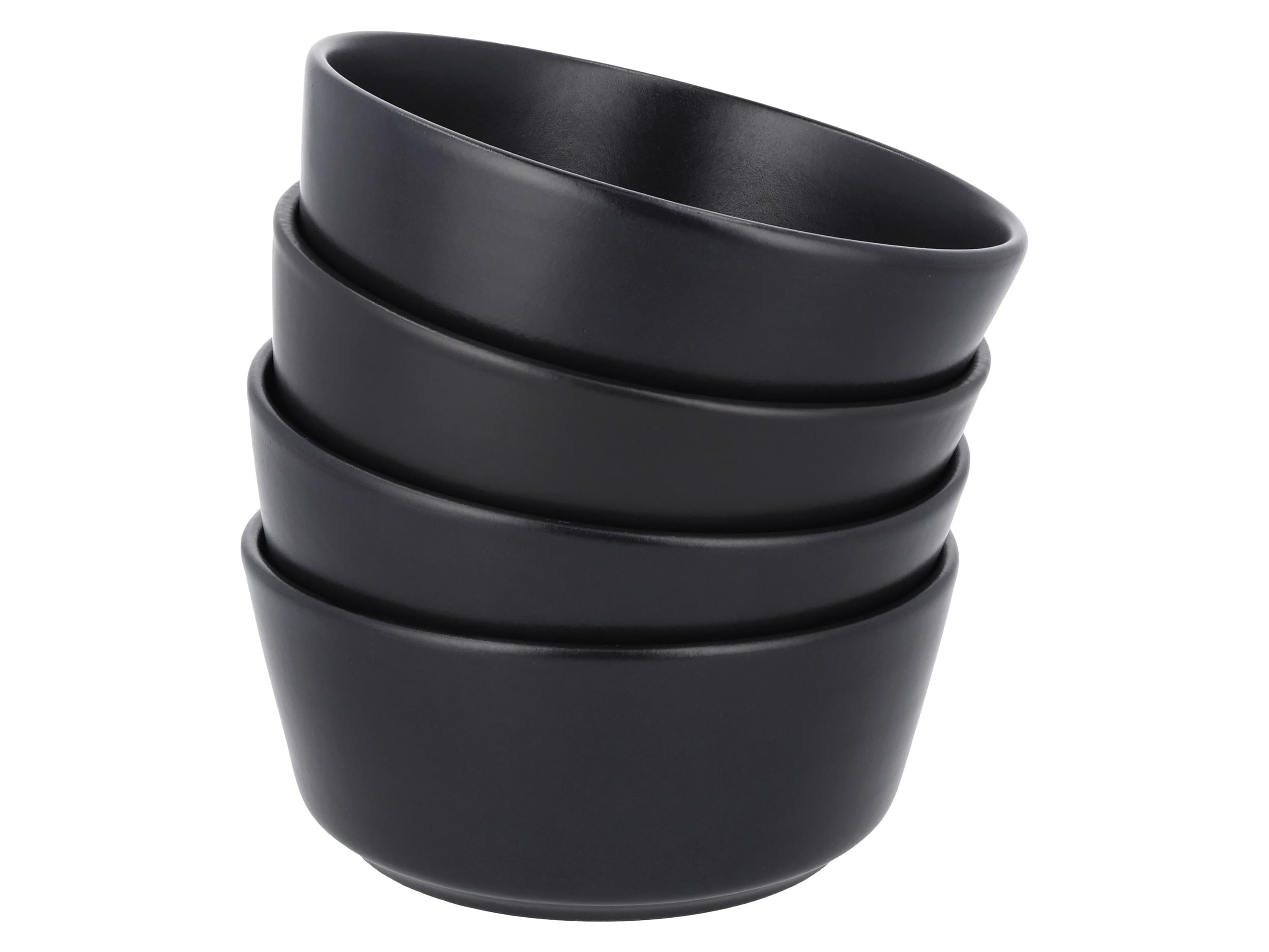 SILVERCREST® Taniere/Misky, 4 kusy (miska, čierna)