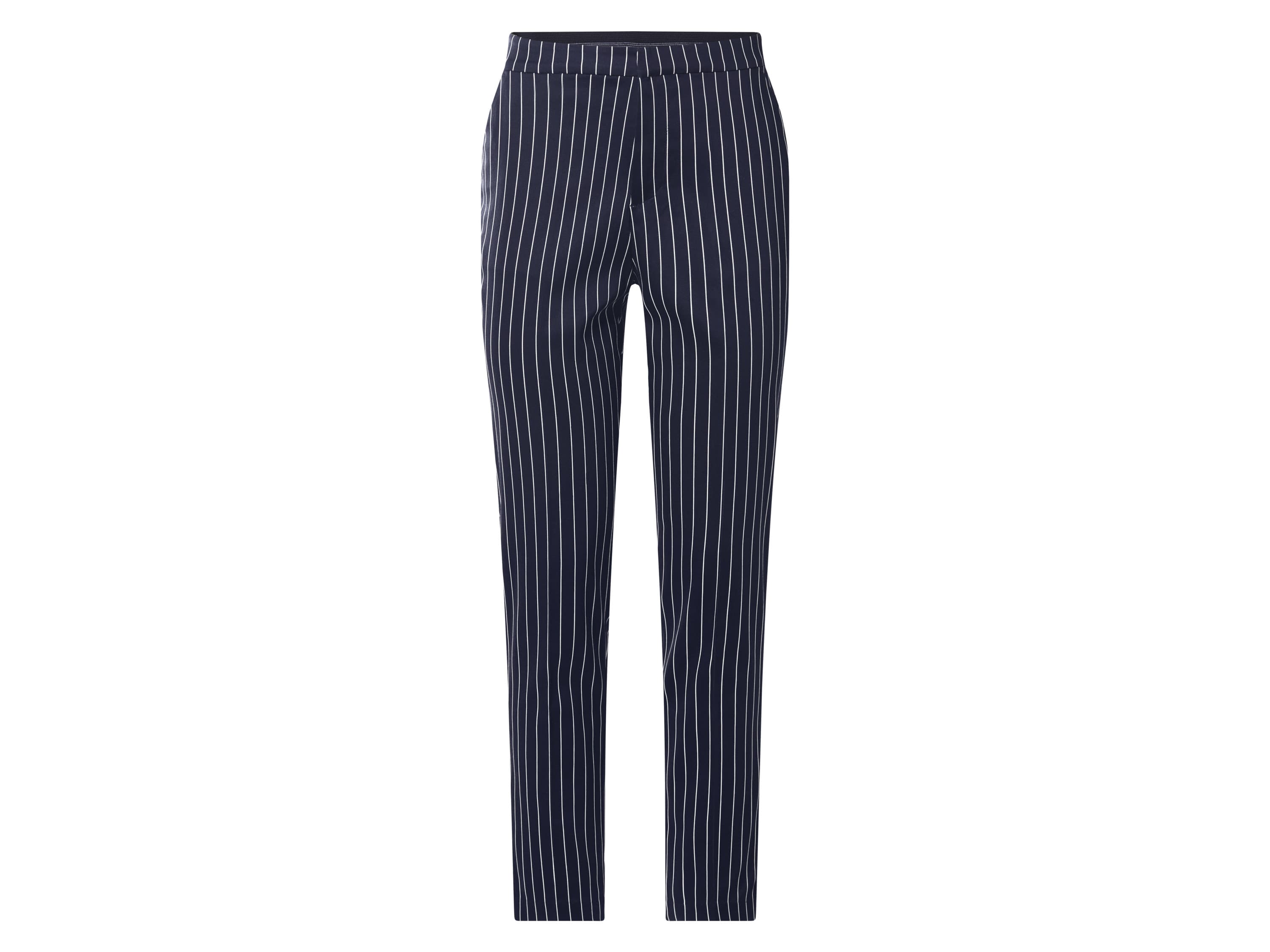 esmara® Dámske nohavice (pruhy/navy modrá, 36)