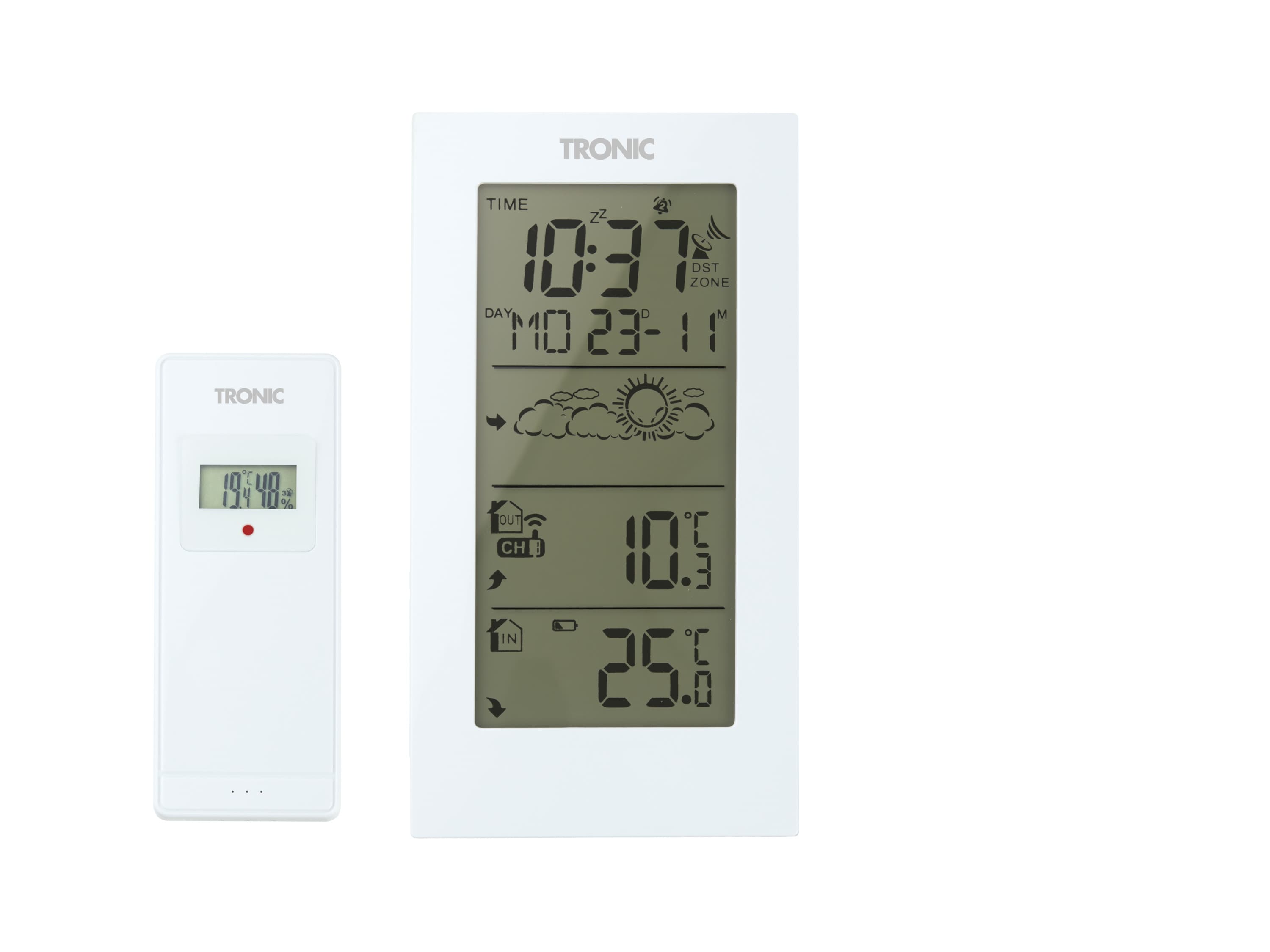 TRONIC® Meteostanica (biela)