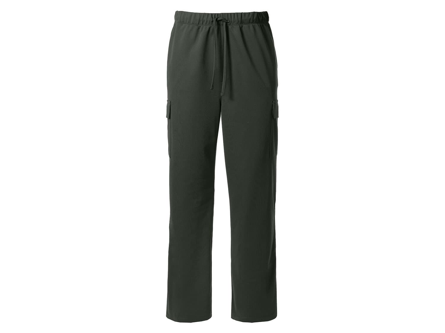 LIVERGY® Pánske cargo nohavice, olivová (M (48/50))