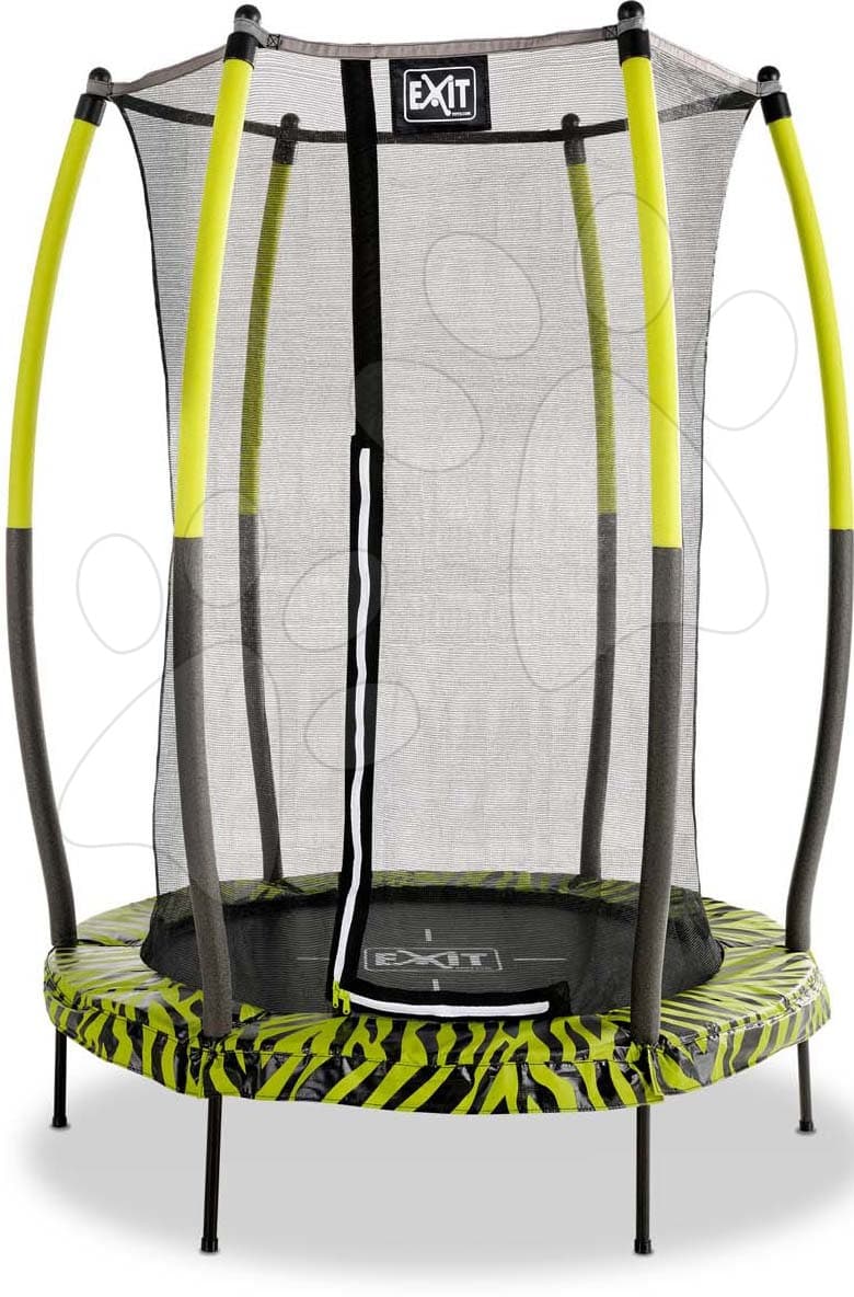 Trampolína s ochrannou sieťou Tiggy Junior trampoline Exit Toys priemer 140 cm zelená