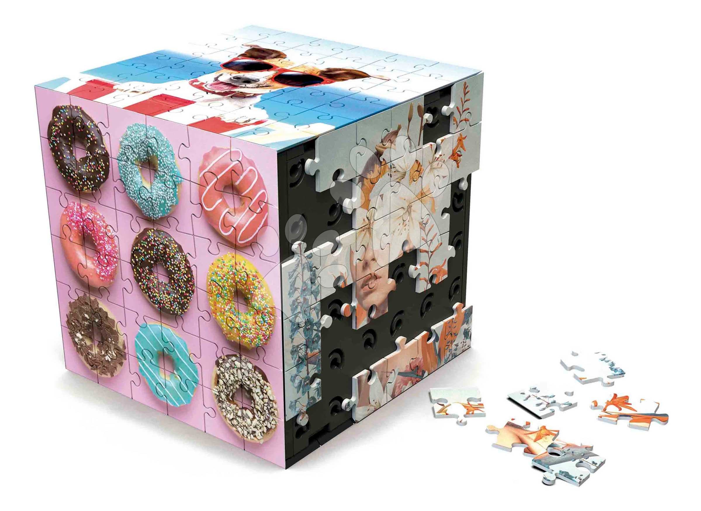Puzzle v kocke estetika 3D Cube Aesthetic Educa 216 dielov od 8 rokov