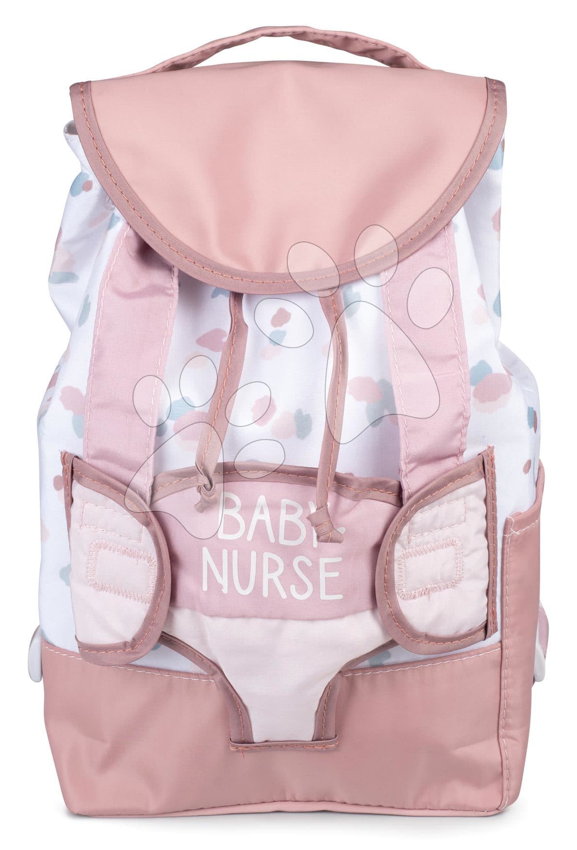 Klokanka s batohom Backpack Natur D'Amour Baby Nurse Smoby pre 42 cm bábiku nastaviteľné ramienka a vrecko pre fľašku