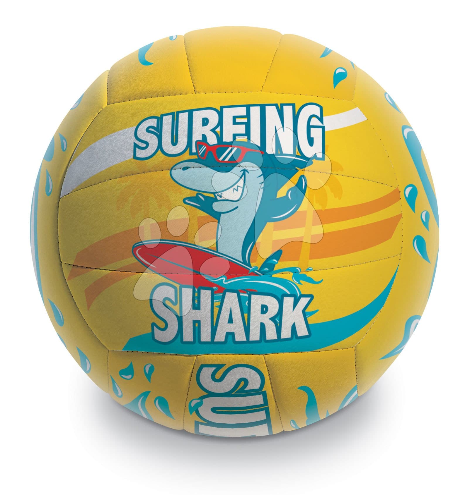 Volejbalová lopta Surfing Shark Beach Volley Mondo šitá 270 g veľkosť 5