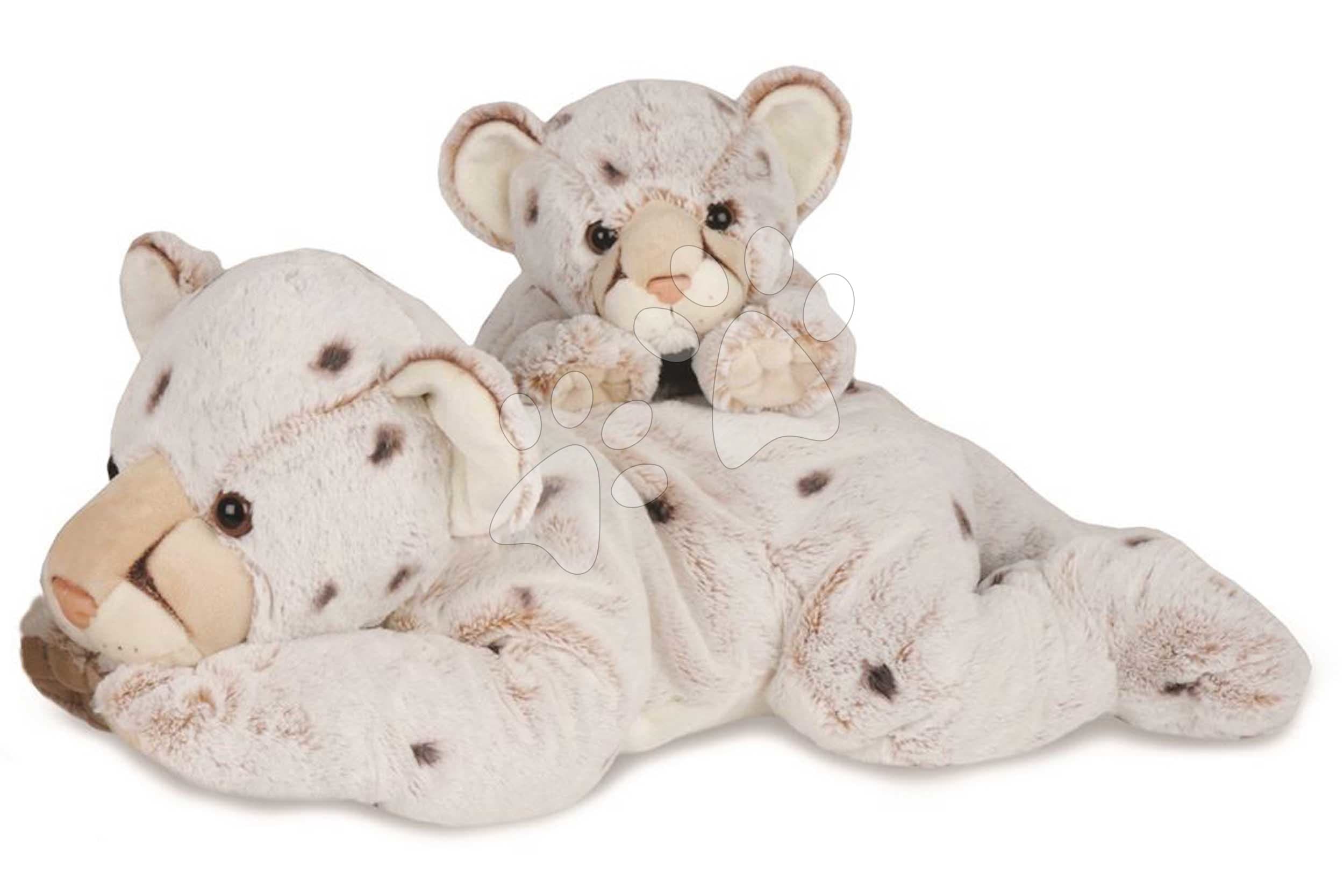 Plyšový snežný leopard Snow leopard Histoire d’ Ours béžový 45 cm od 0 mes