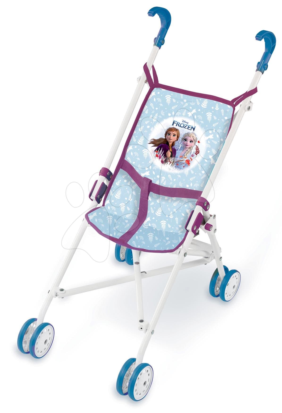 Kočík skladací golfky Frozen Smoby pre 32-42 cm bábiku výška rúčky 58 cm od 24 mes