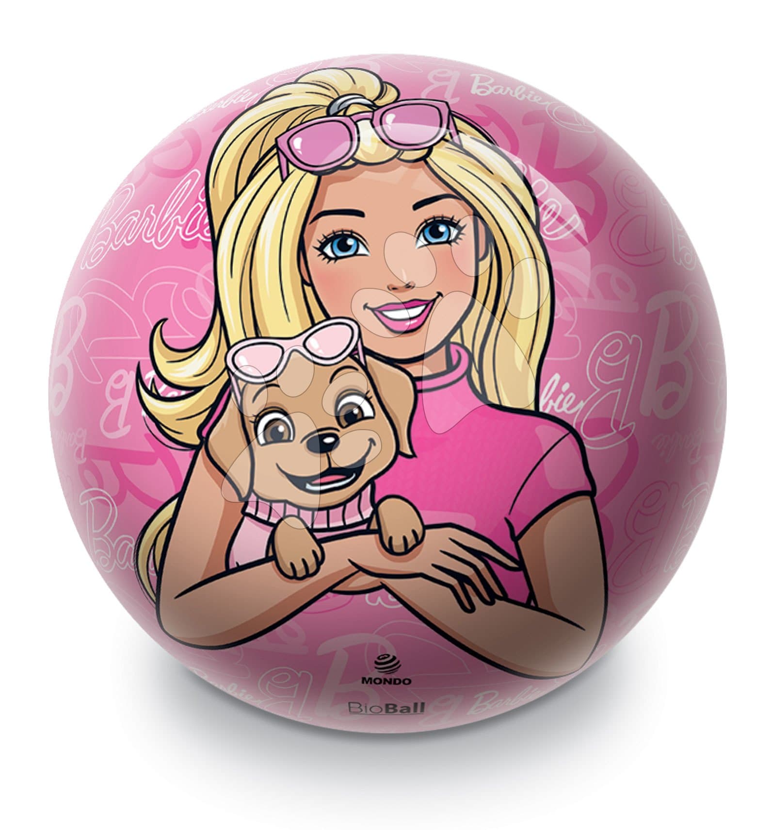 Rozprávková lopta Barbie Bioball Mondo gumová 23 cm