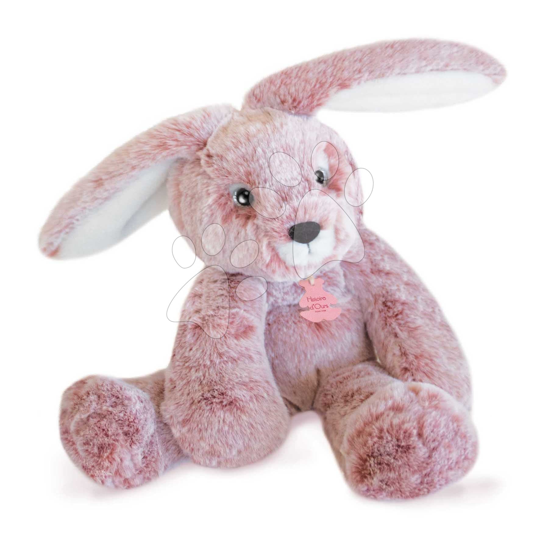 Plyšový zajačik Bunny Sweety Mousse Histoire d’ Ours v darčekovom balení ružový 25 cm od 0 mes