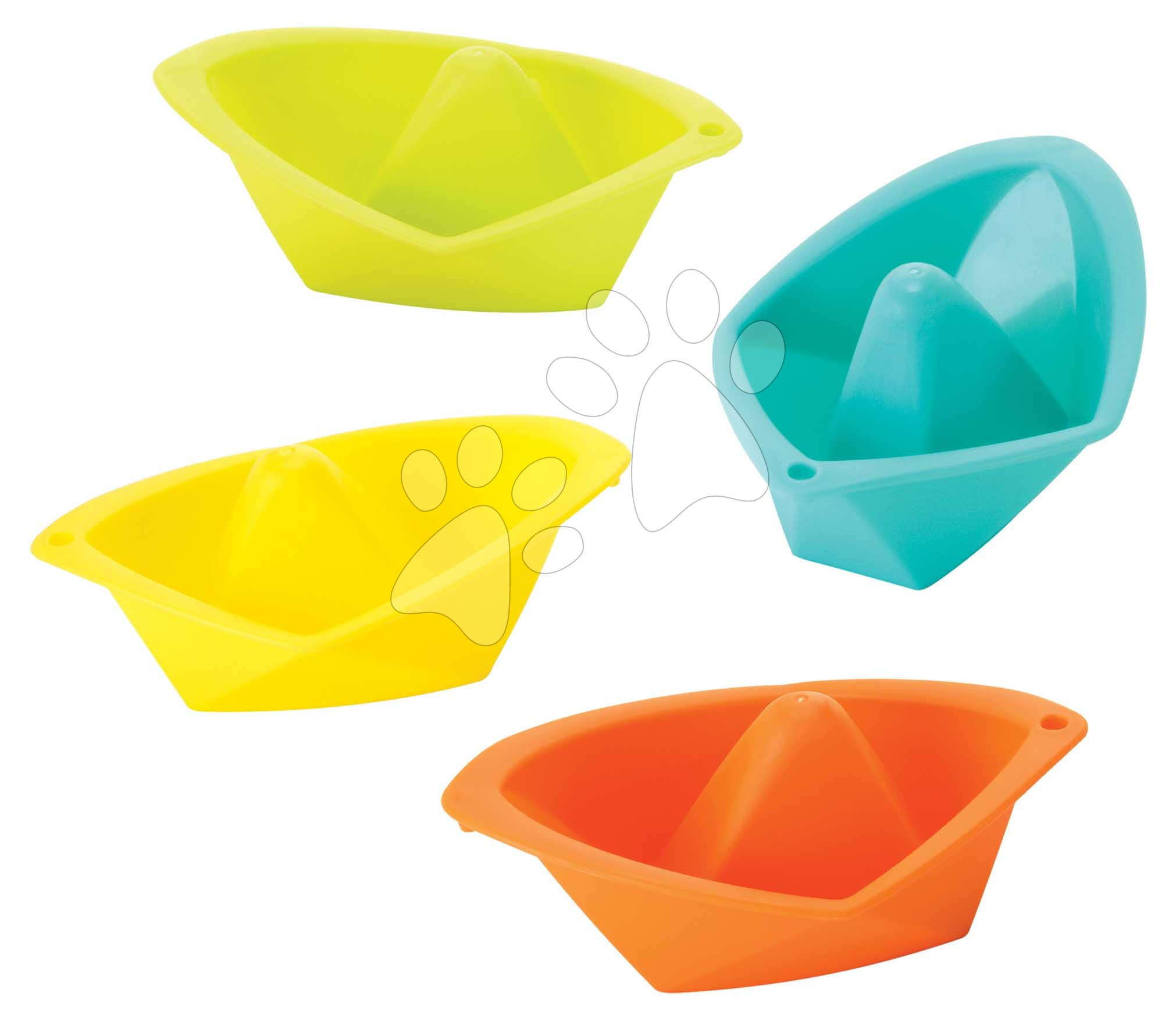 Lodičky do vane Bath Boat Infantino 4 kusy od 3 mes