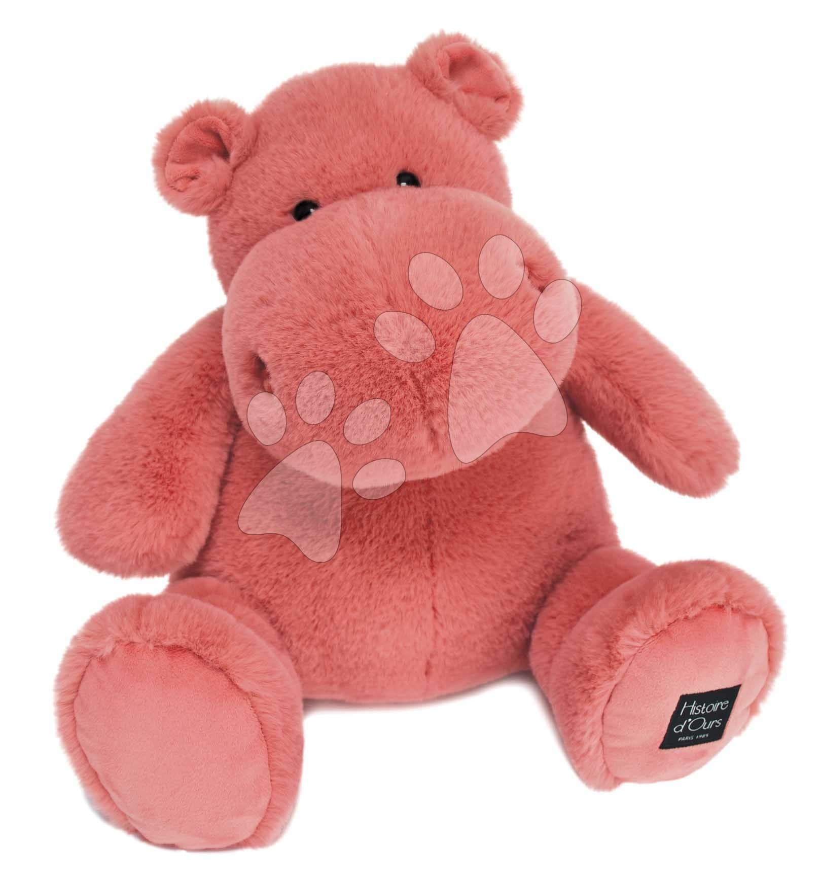 Plyšový hrošík Hip'Hug Histoire d’ Ours ružový 40 cm od 0 mes