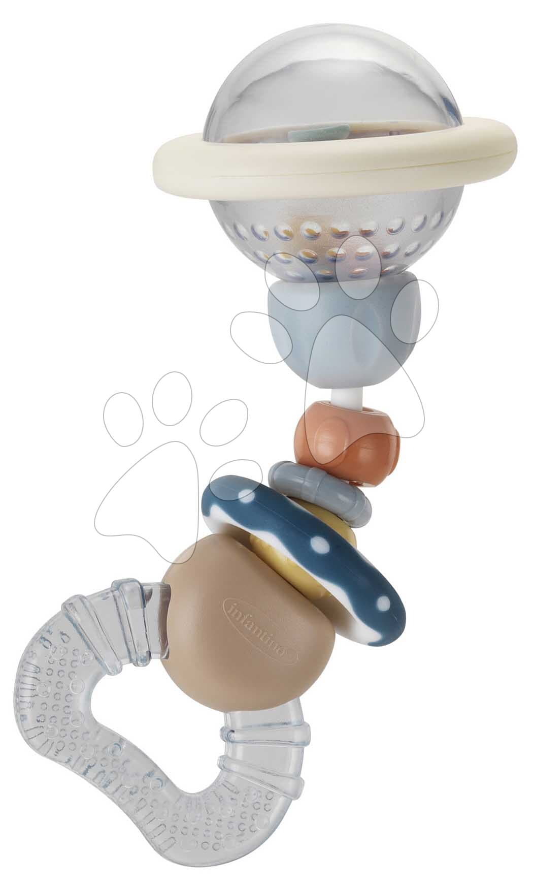 Hrkálka s hryzátkom Shake & Bend Water Rattle Teether Infantino vhodná do chladničky od 3 mes