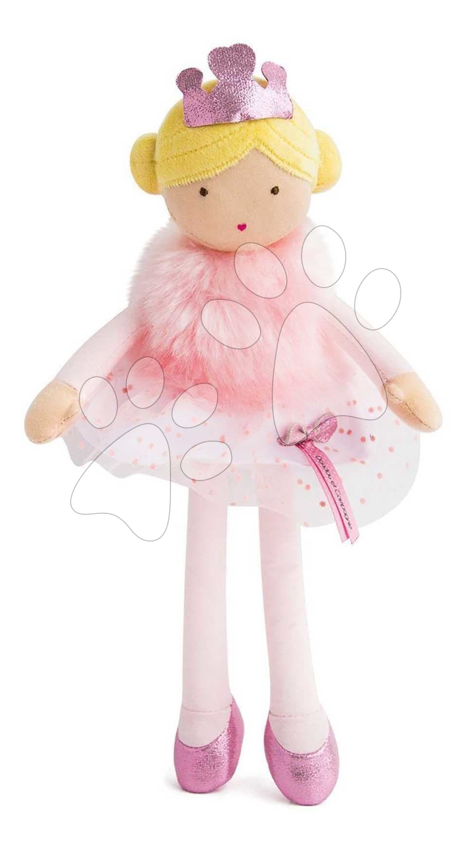 Bábika Orianne Little Precious Jolijou 30 cm v ružových šatách s korunkou z jemného textilu od 4 rokov