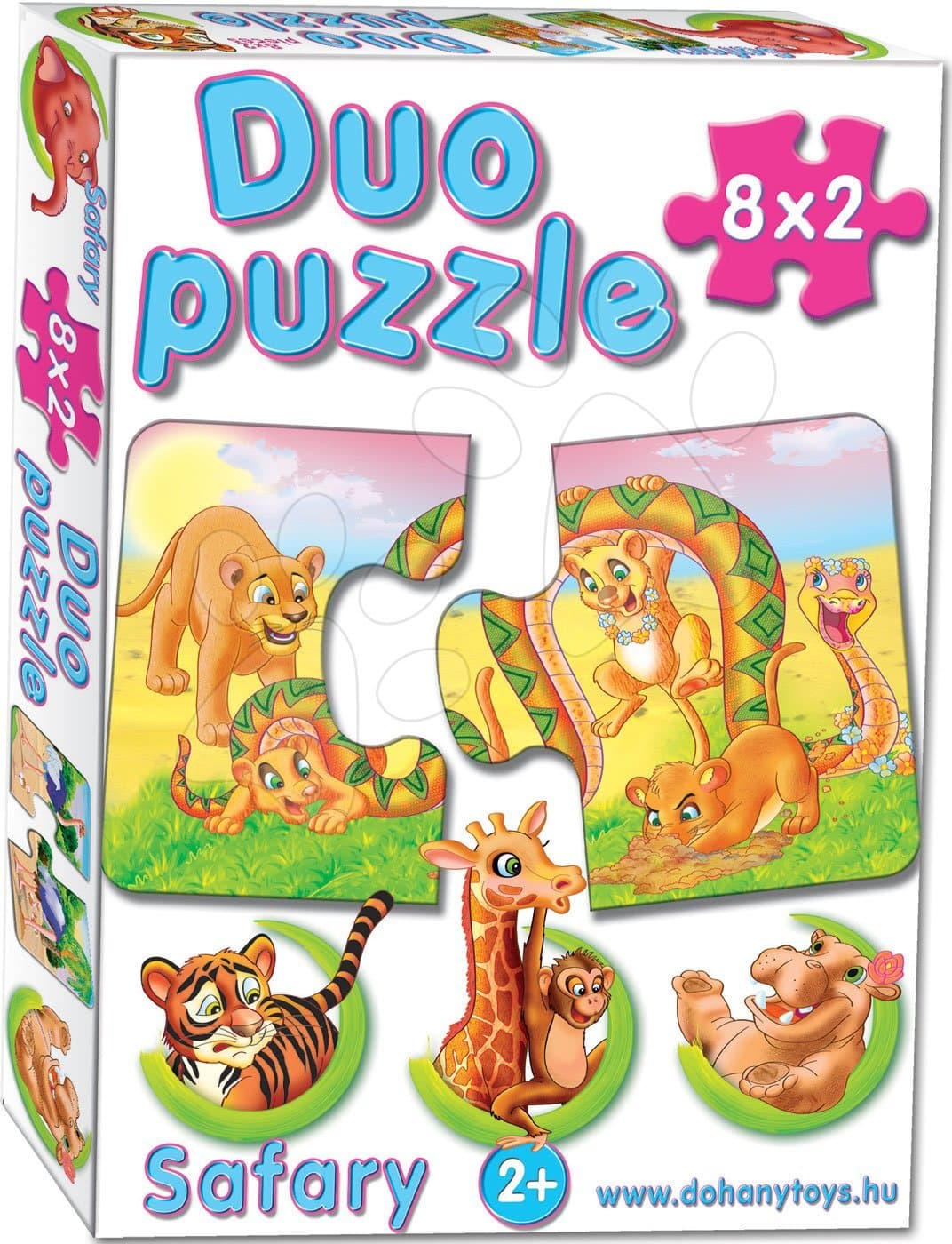 Dohány baby detské puzzle 8 obrázkov Duo Safari 638-3
