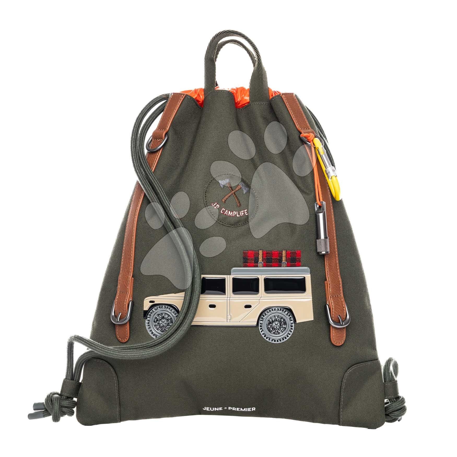 Školský vak na telocvik a prezuvky City Bag Camp Life Jeune Premier ergonomický luxusné prevedenie 40*36 cm