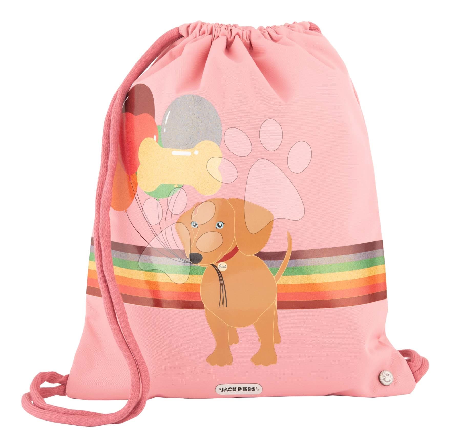 Školský vak na telocvik a prezúvky Gym Bag Dog Jack Piers ergonomický luxusné prevedenie od 2 rokov 44*36 cm