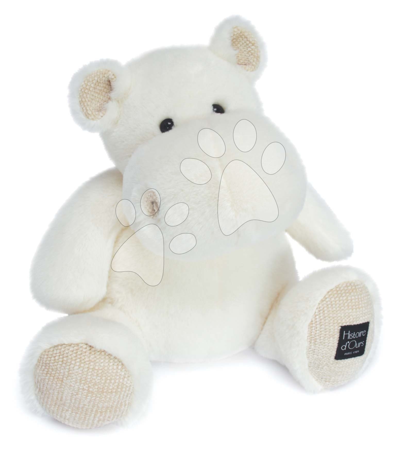 Plyšový hroch Hip' Chic Hippo Cocooning Histoire d’ Ours biely 40 cm od 0 mes