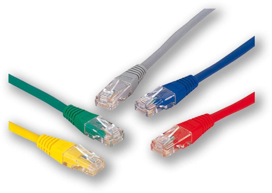 PC-202 C5E UTP/2M - čierna - prepojovací (patch) kábel