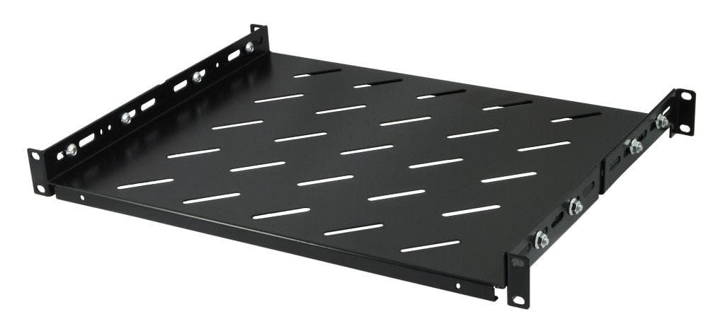 SH.0450.Z60 - 19" polička s perforáciou, 1U, hĺbka 450 mm