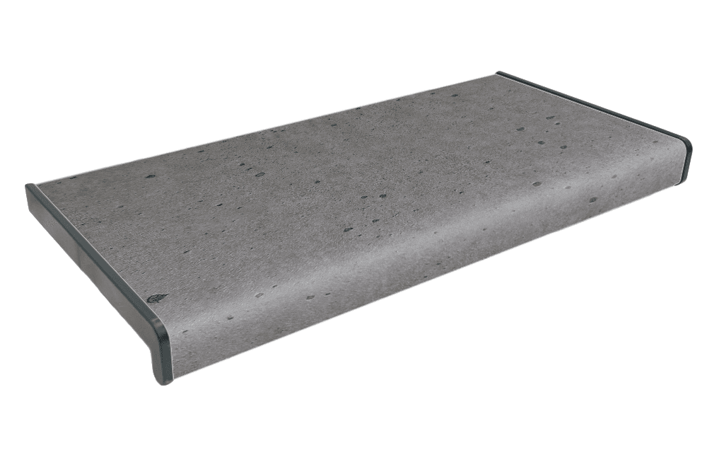 Vnútorné plastové parapety štandardné fólie Beton STANDARD