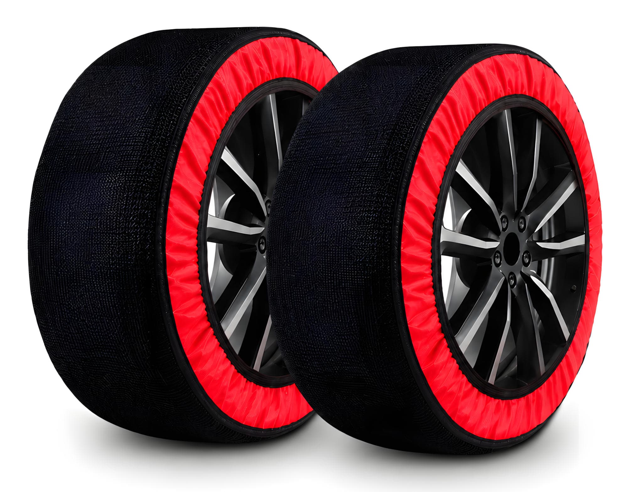 Snehové reťaze na pneumatiky CAR SNOW TIRE CHAIN S, 13"-17", textilné, 2 ks