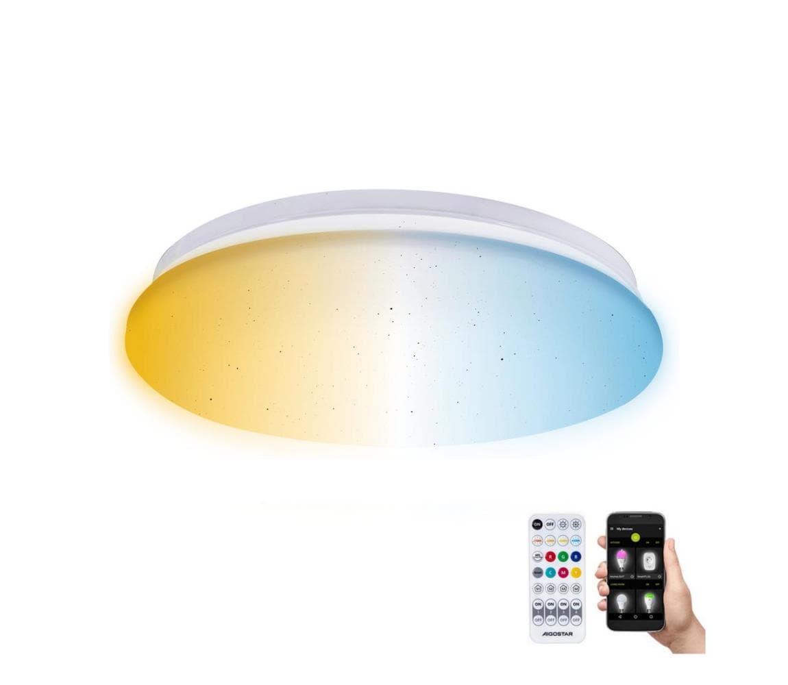 B.V. - LED Kúpeľňové stropné svietidlo LED/12W/230V 3000-6500K IP44 + DO S10303NB7