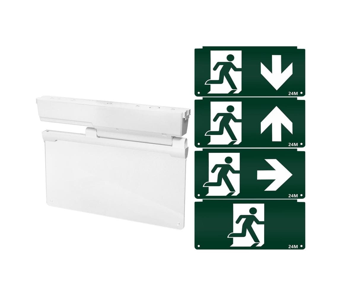 B.V. - LED Núdzové svietidlo EMERGENCY EXIT LED/3,6W/230V 6500K 500mAh B10502Z0Q