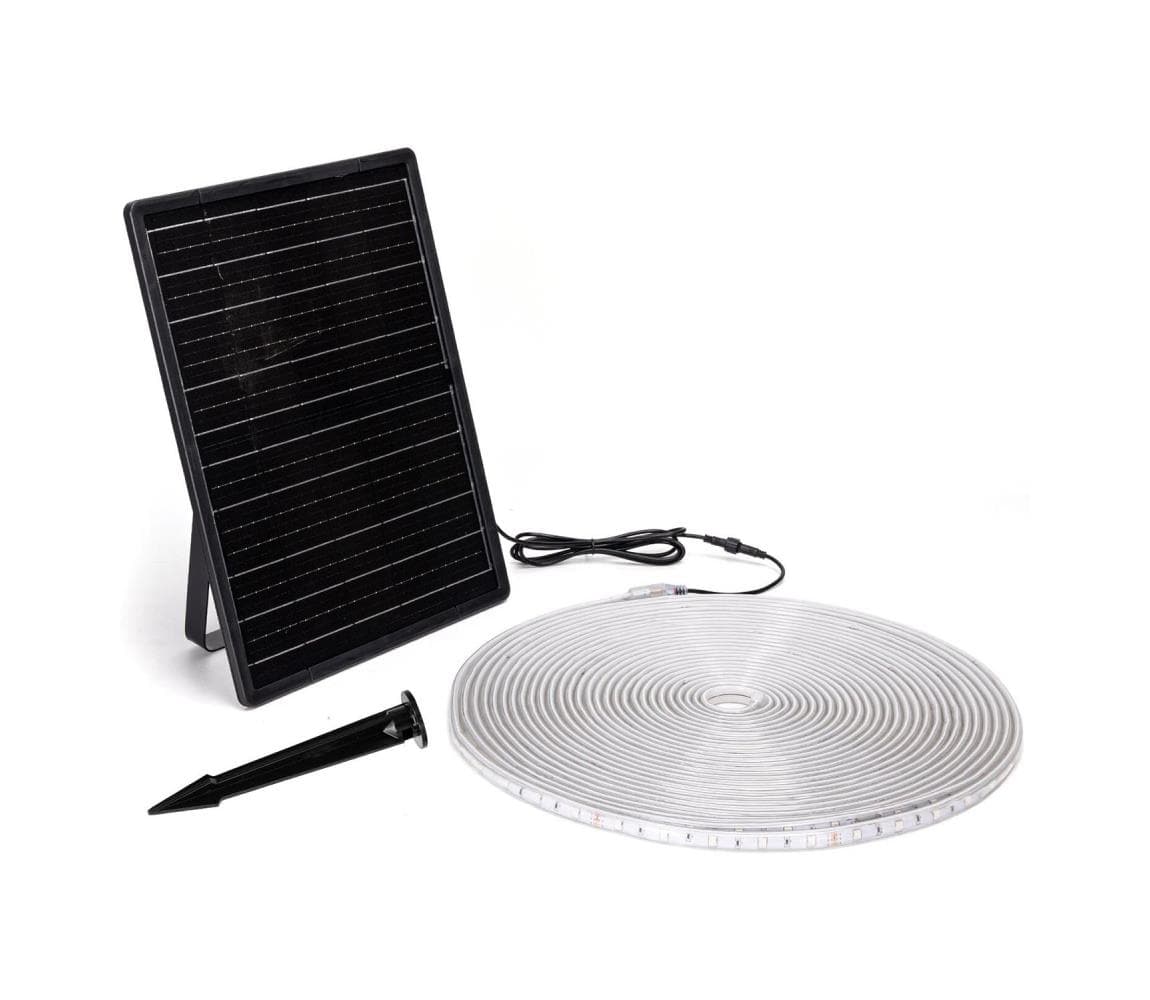 B.V. - LED RGB Stmievateľný solárny pásik LED/20W/3,2V 20 m IP65 + DO B10201NL0