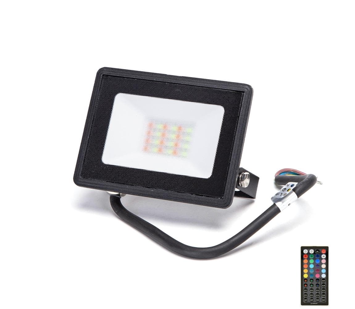 B.V. - LED RGBW reflektor LED/20W/230V IP65 + diaľkové ovládanie B10202J85