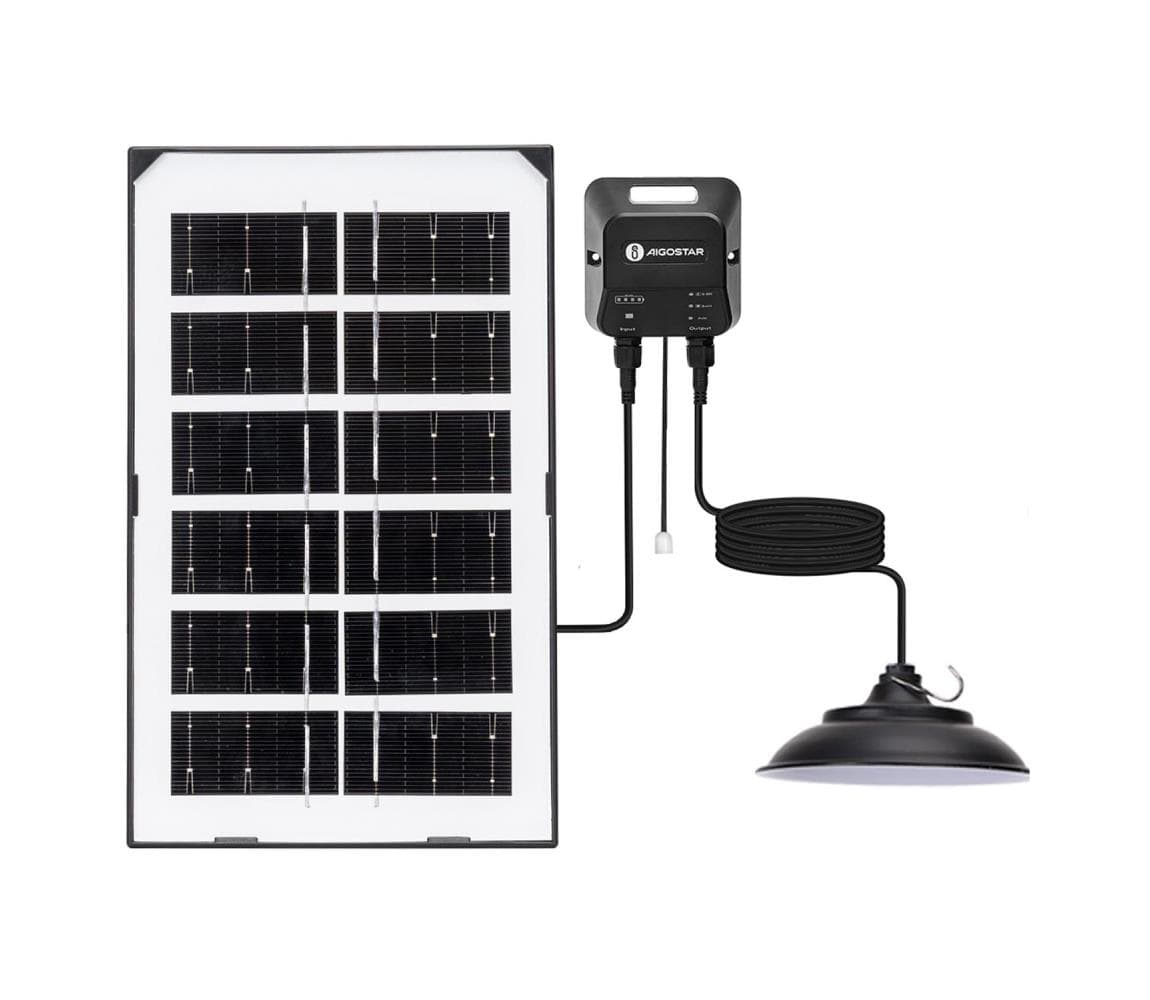 B.V. - LED solárny luster LED/35W/12V 3000 mAh 6500K pr. 15 cm B1020135M