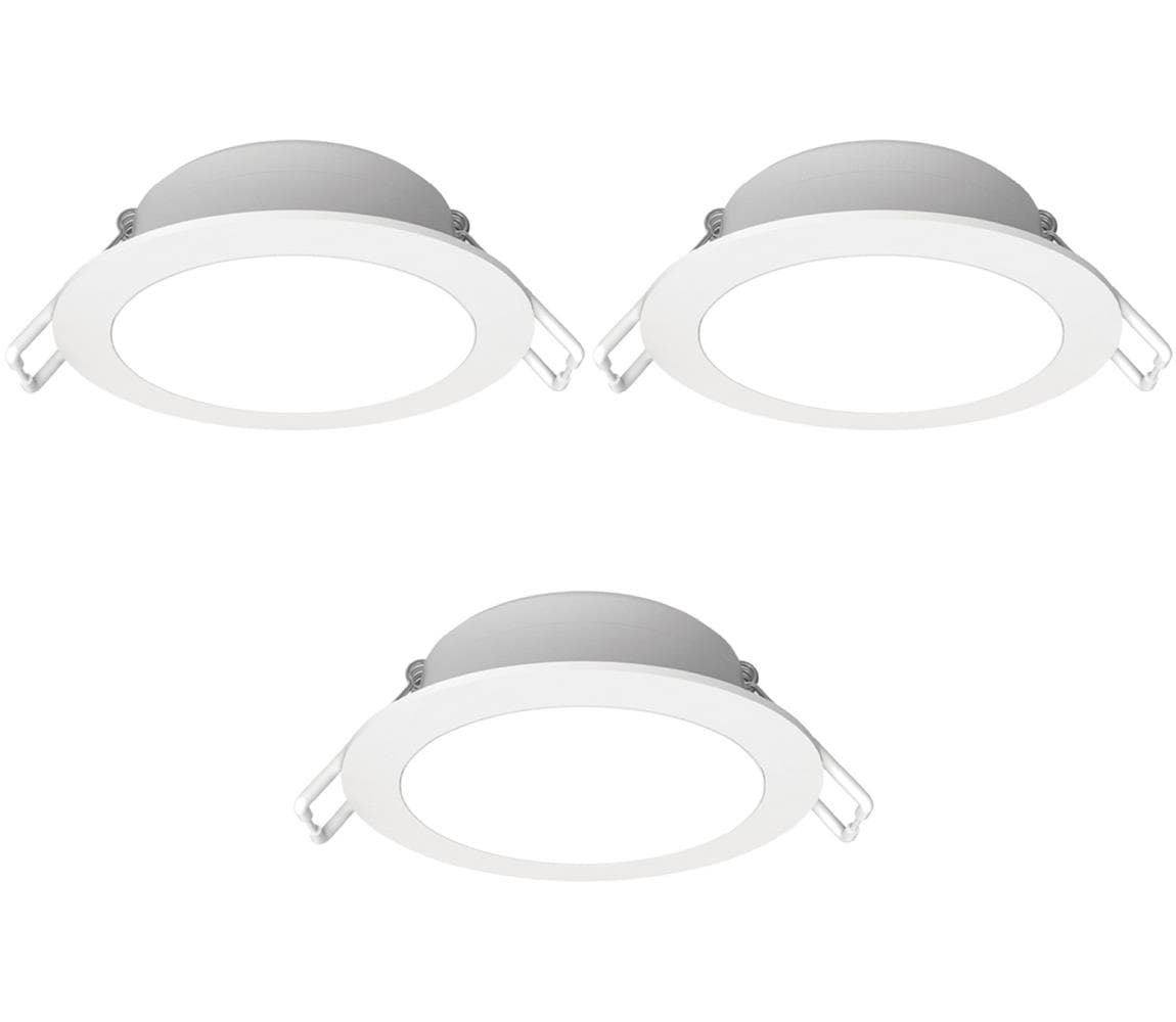 B.V. - SADA 3x LED kúpeľňové podhľadové svietidlo LED/4,8W/230V IP65 biela B10405QA4
