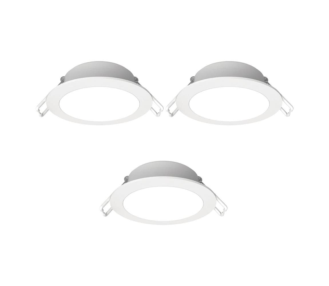B.V. - SADA 3x LED Vonkajšie podhľadové svietidlo LED/4,8W/230V 4000K IP65 biela B10405QA3
