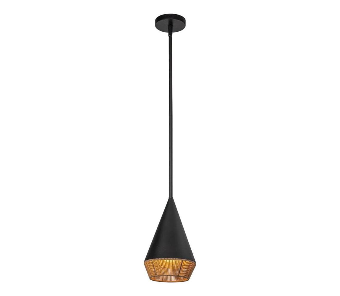 Elstead Alora Mood ALM-DAPHNE-P-S-MB - Luster na tyči DAPHNE 1×E27/60W/230V pr. 18,1 cm ALM-DAPHNE-P-S-MB