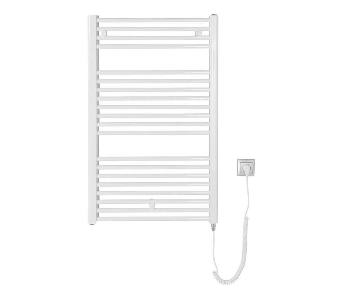 Aqualine - Kúpeľňový elektrický radiátor DIRECT-E 400W 96x60 cm biela ILE96T