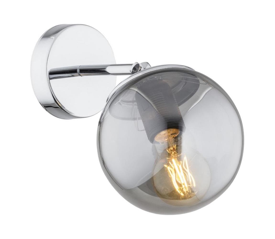 Argon 3989 - Nástenná lampa SATELITE 1xE27/15W/230V lesklý chróm/šedá 3989