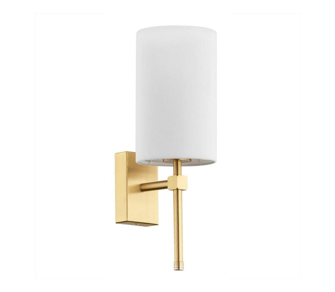 Argon 8034 - Nástenná lampa ABRUZZO 1xE14/7W/230V mosadz/biela 8034
