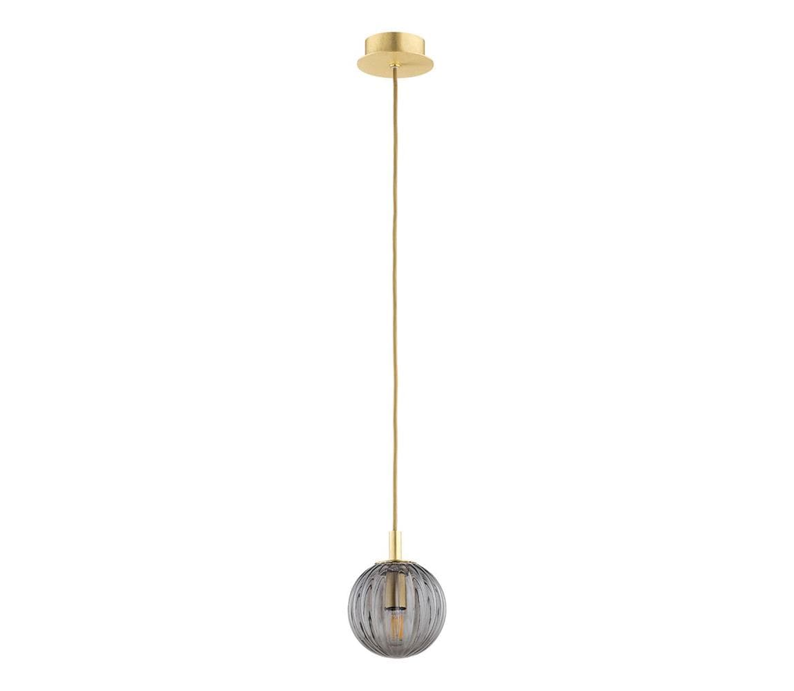 Argon 8512 - Luster na lanku PALOMA 1xE14/7W/230V pr. 12 cm zlatá/čierna 8512