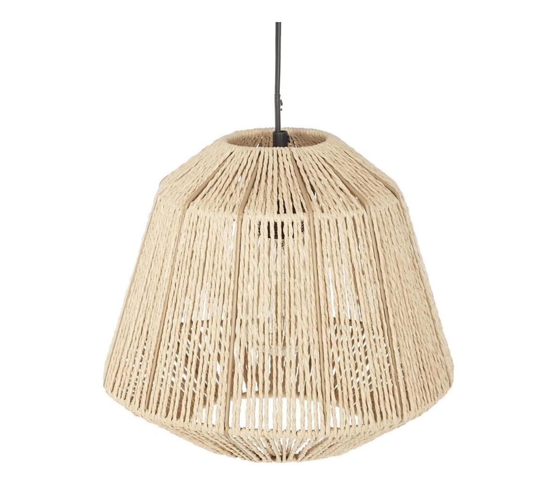 Atmosphera - Luster na lanku JILY 1xE27/40W/230V juta béžová 157701