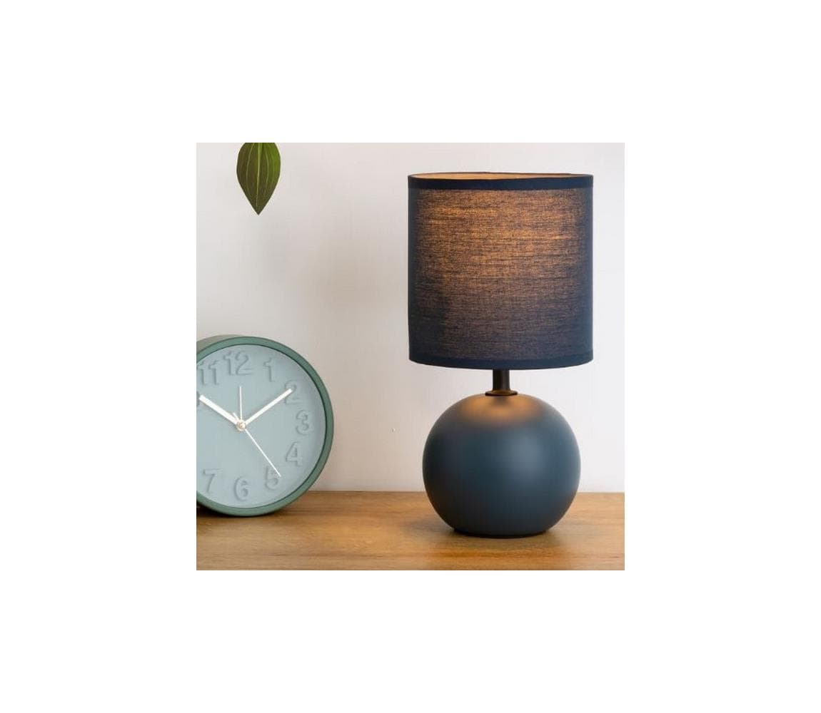 Atmosphera - Stolná lampa TIMÉO 1xE14/60W/230V tmavomodrá 116289H