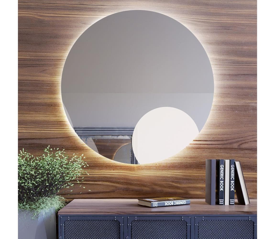 Baltica Design - LED kúpeľňové zrkadlo BRIGHT s podsvietením, 15 W/230 V, 4500 K, priemer 60 cm, IP65 Bright No edges 60 neutral