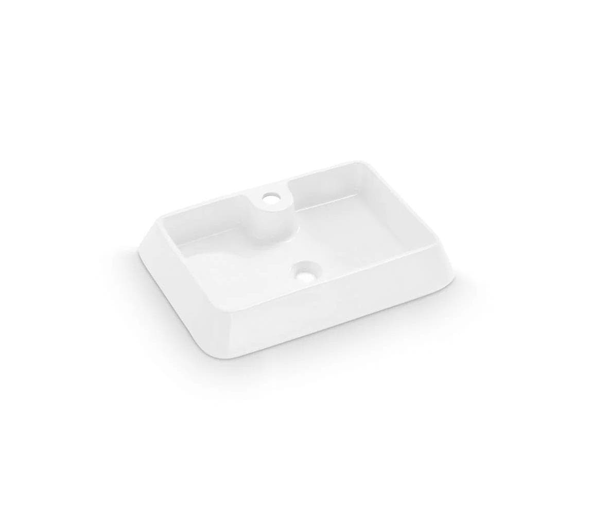 Bathco 4004 - Umývadlo na dosku GALICIA 60x40 cm porcelán/biela 4004