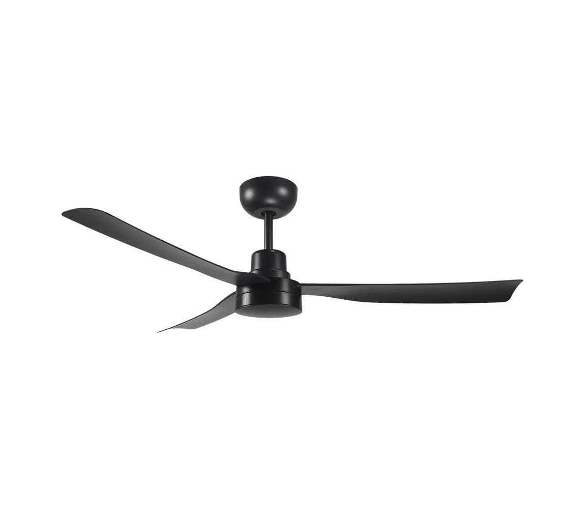 BAYSIDE 21301449 - Stropný látor CALYPSO, Ø 122 cm, čierny, s diaľkovým ovládaním 21301449