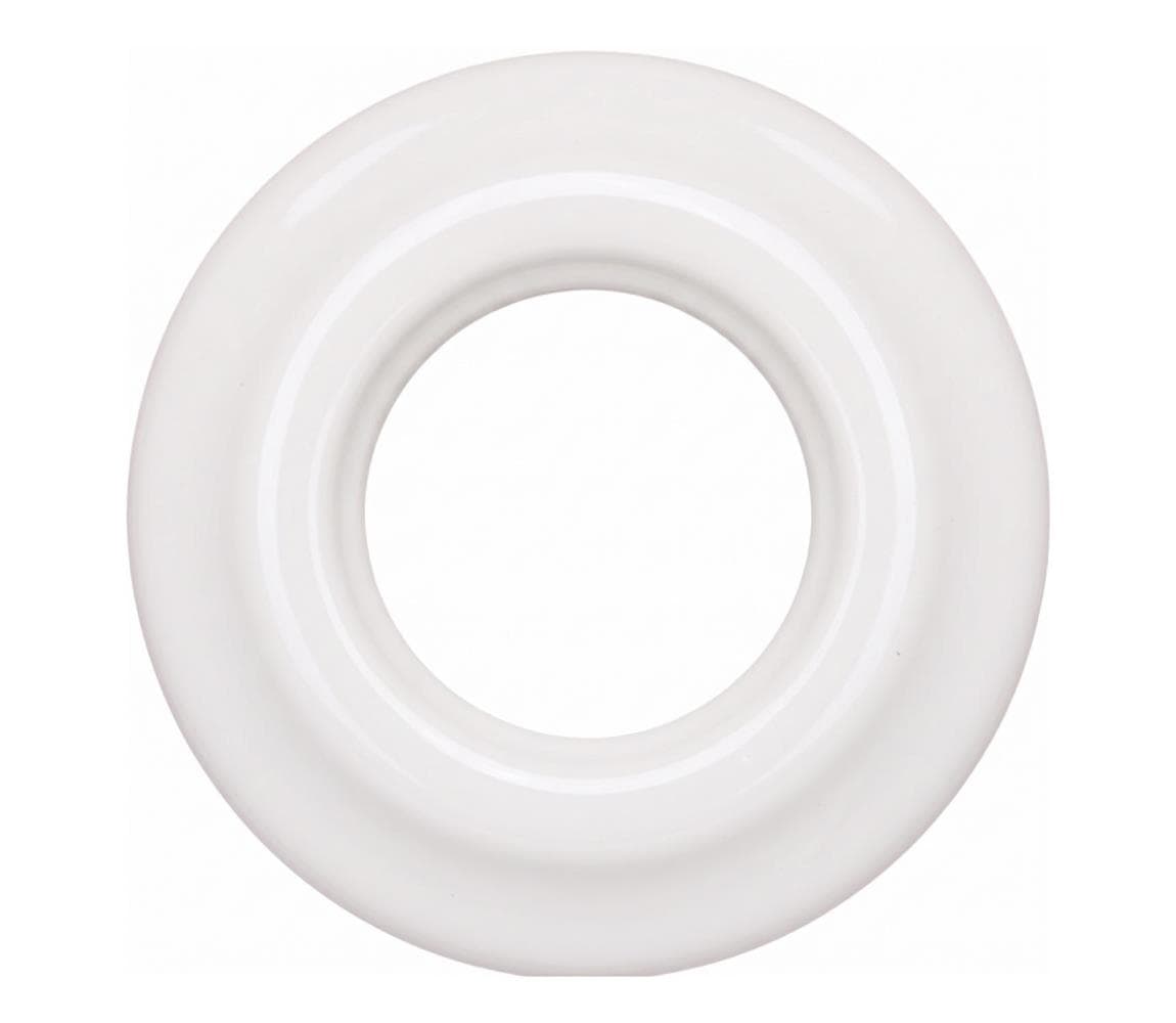 Bohemia-Design - Porcelánový retro rámček jednoduchý biely 12357539