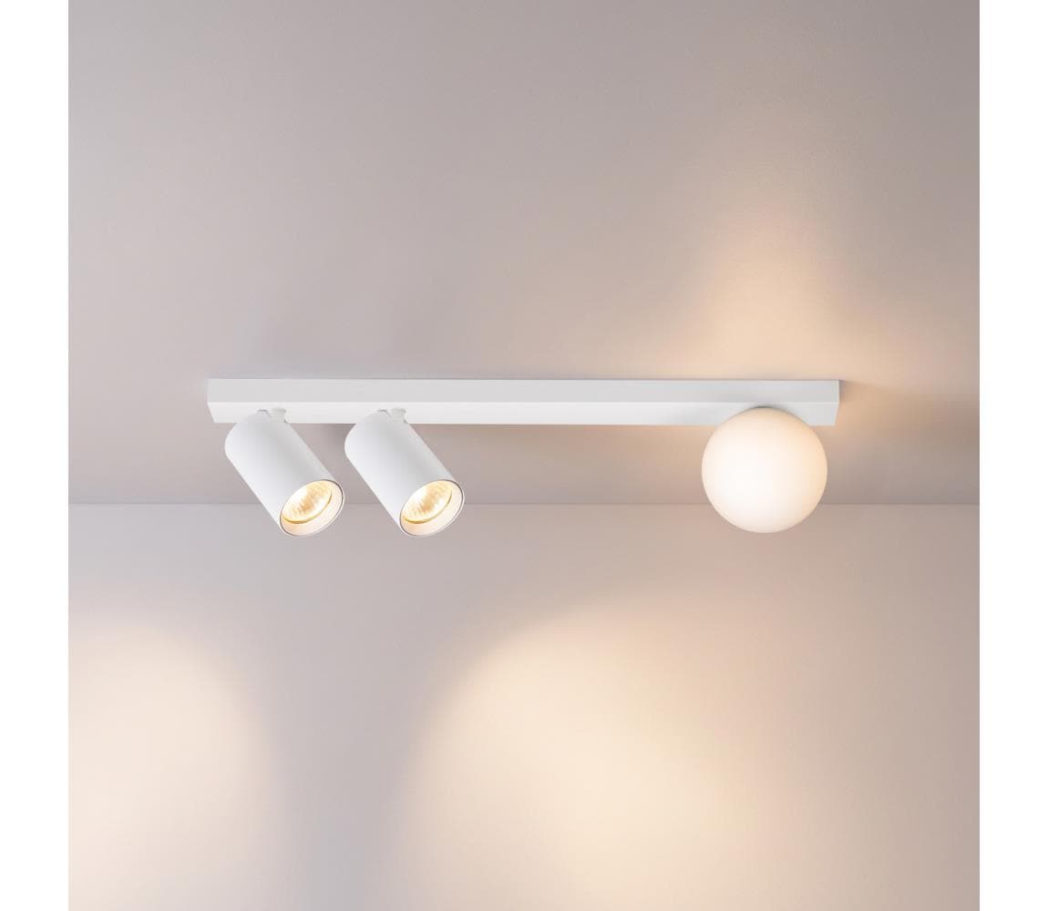 Brilagi - Bodové svietidlo SELE BALL 2xGU10/30W/230V + 1xG9/10W biela WO-AGN-32-WHT-OEM